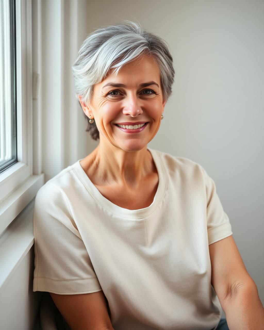 Portrait of Julia in warm natural daylight